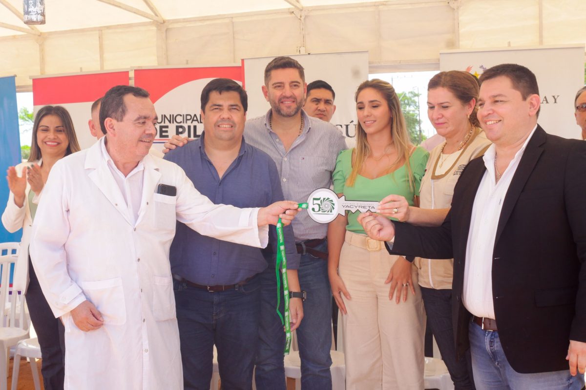 Alliana acompaño entrega de ambulancia de alta complejidad para el hospital de Pilar