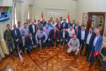 El vicepresidente de la República, Pedro Alliana recibió la visita de 19 intendentes de los distritos Itapúa.